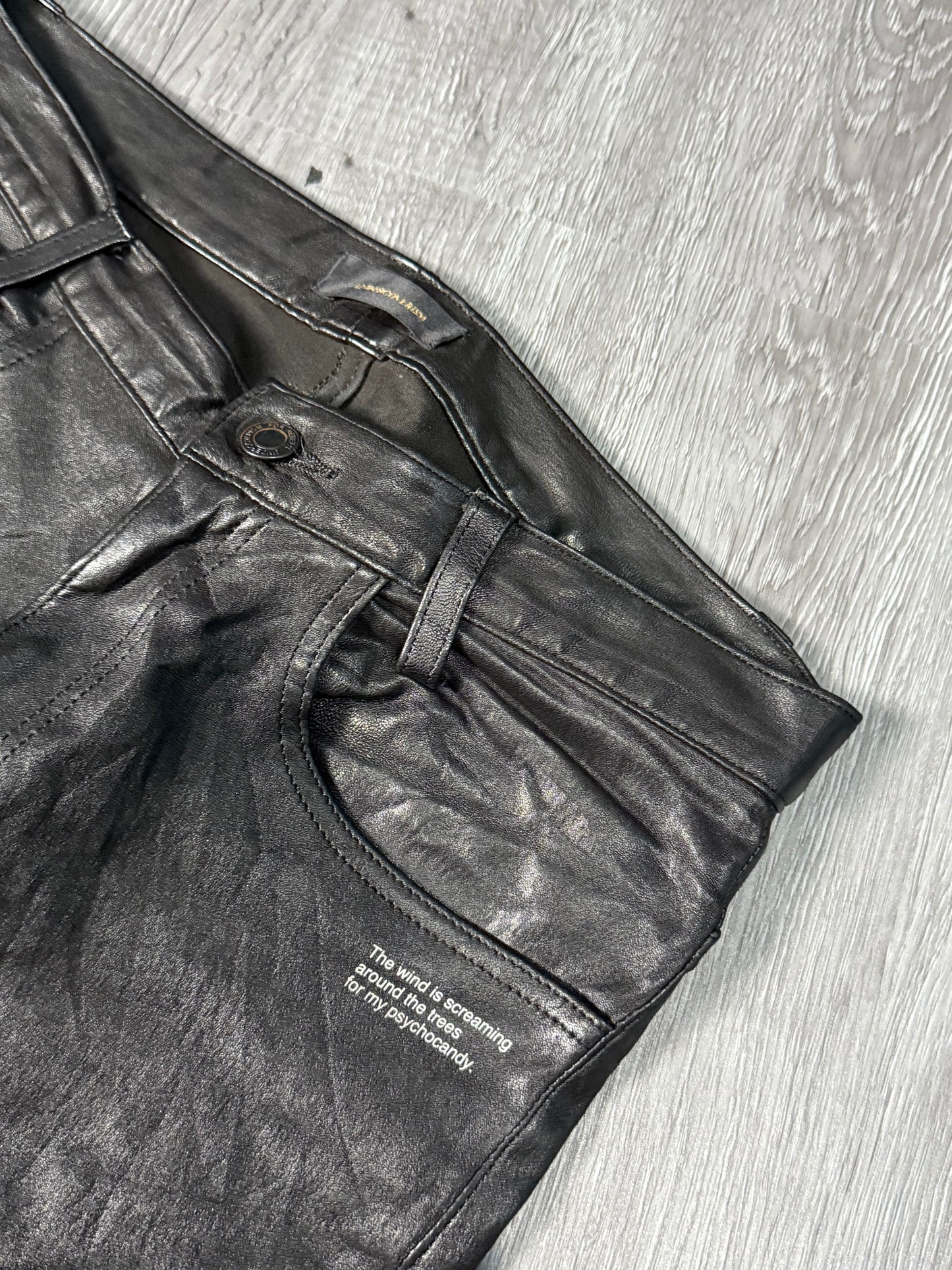 UNDERCOVER ISM 14SS Lamb Leather Pants