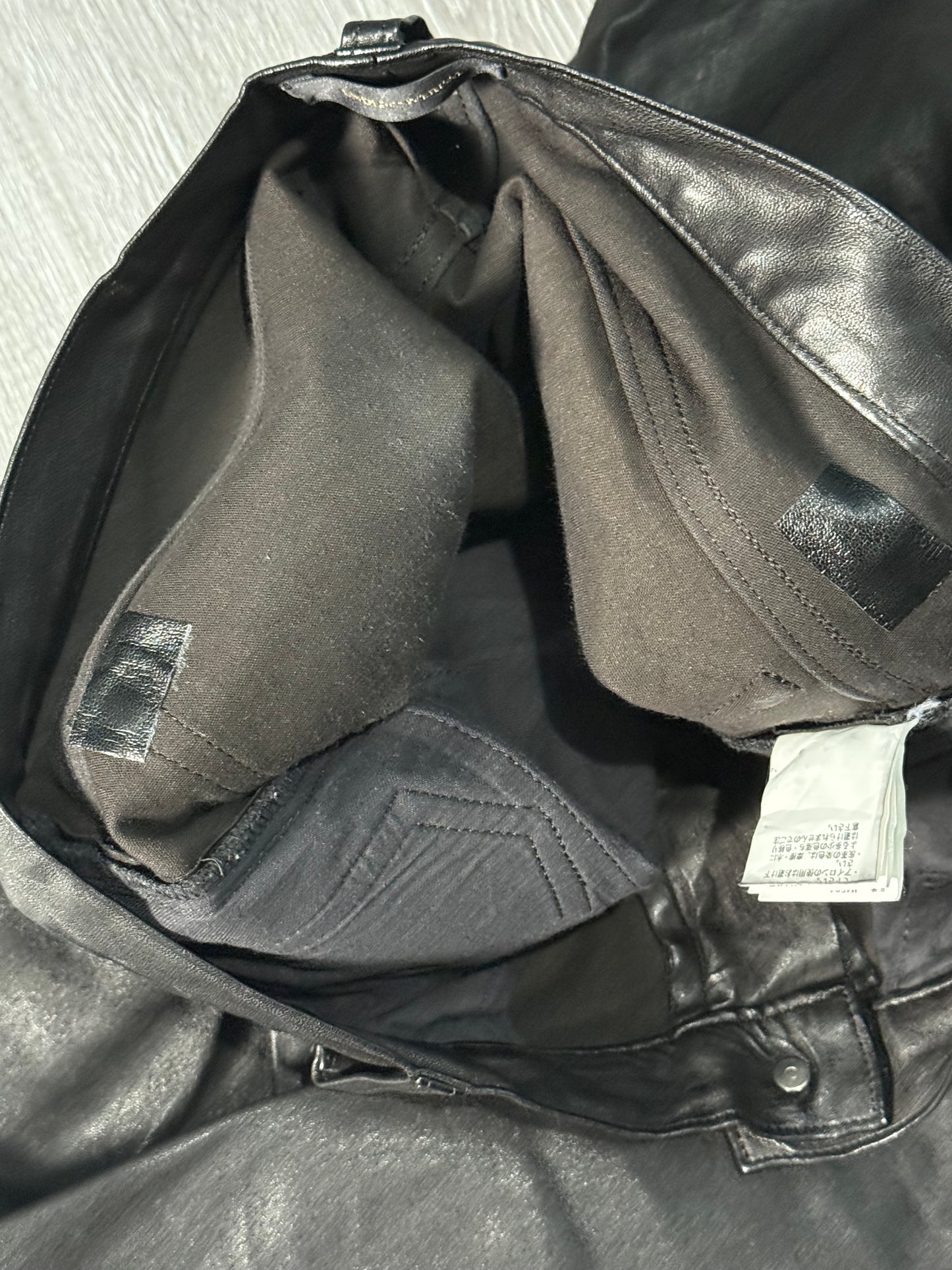 UNDERCOVER ISM 14SS Lamb Leather Pants