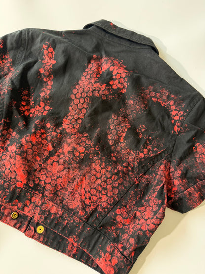 Archive Jean Paul Gaultier Painted Bubble Wrap Crop Jacket