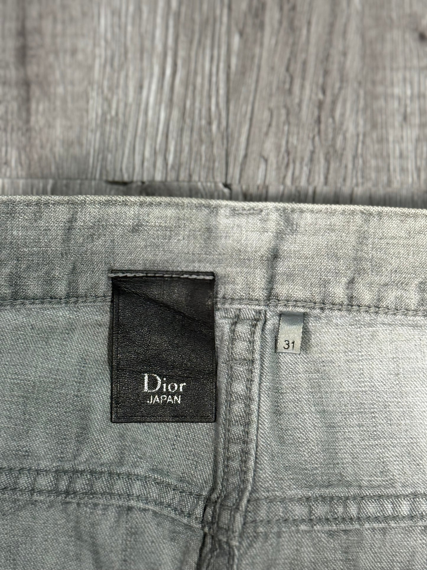 Dior Homme Gray Denim Pants