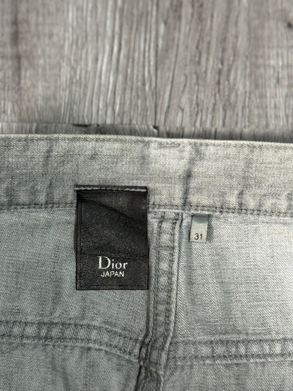 Dior Homme Gray Denim Pants