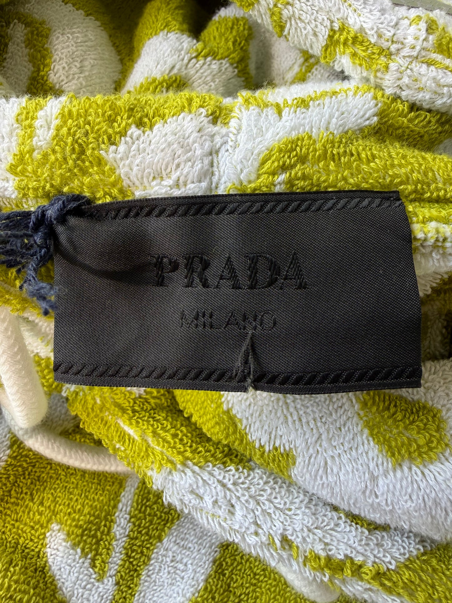 Prada S/S22 Green Floral Print Hoodie