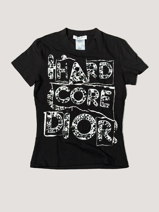 Christian Dior Boutique Hardcore Dior Sequin Black Tank Top