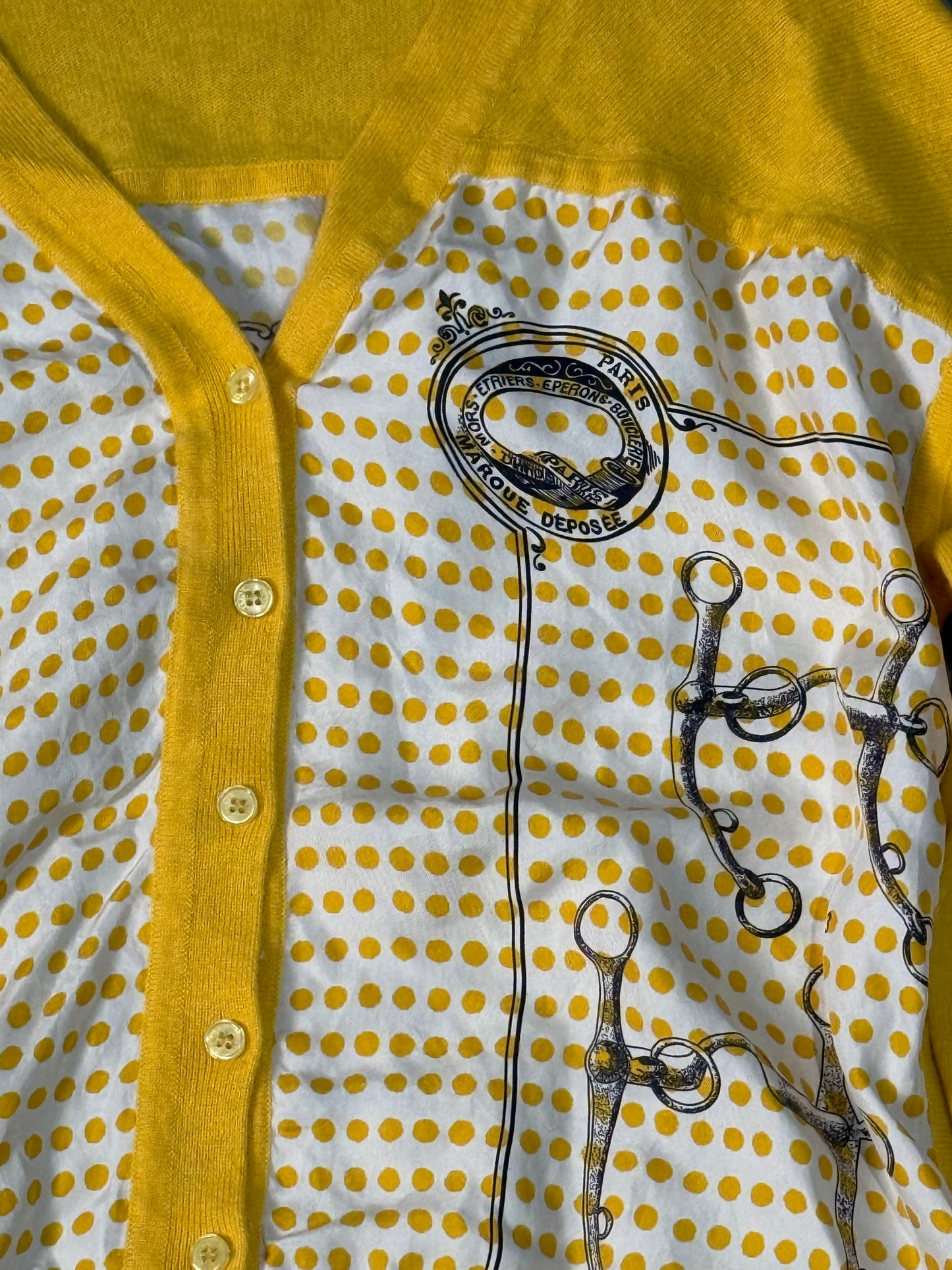 Hermes Twill Reine Cardigan