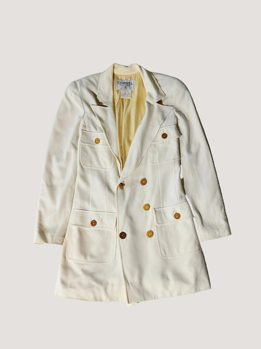 1990’s Chanel Boutique Viscose Double-Breasted Jacket