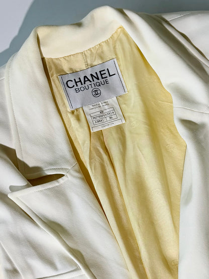 1990’s Chanel Boutique Viscose Double-Breasted Jacket