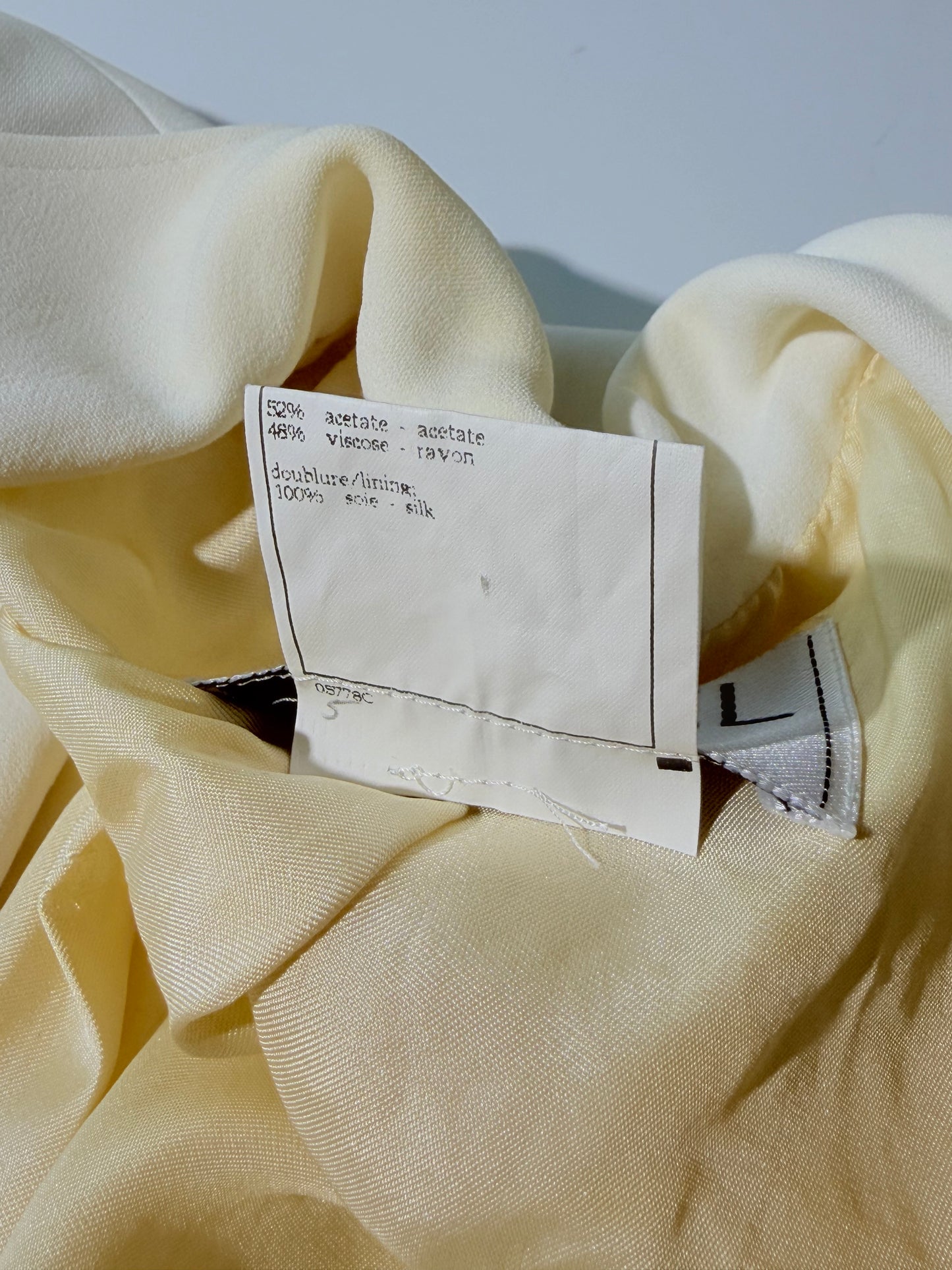 1990’s Chanel Boutique Viscose Double-Breasted Jacket