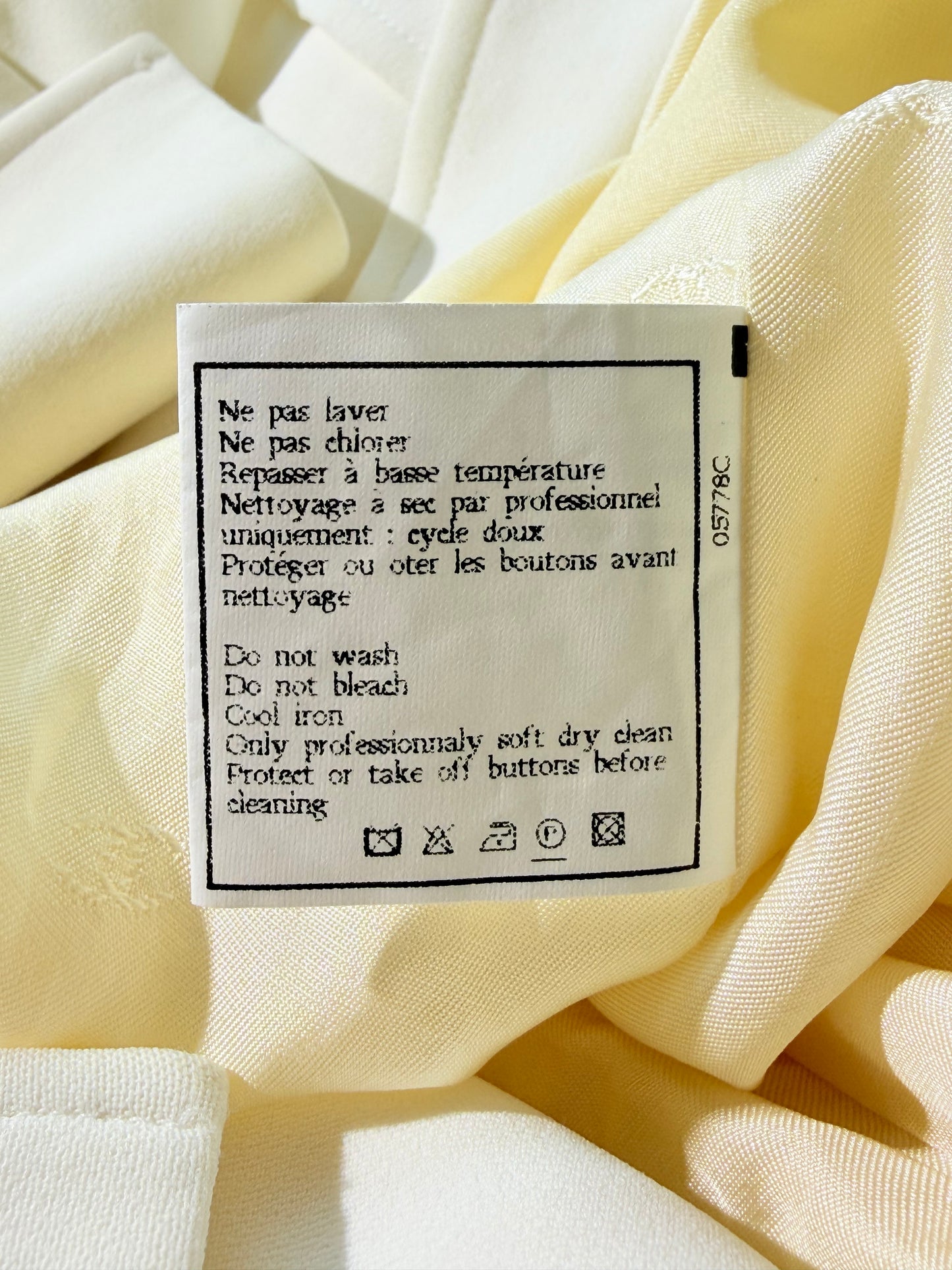 1990’s Chanel Boutique Viscose Double-Breasted Jacket