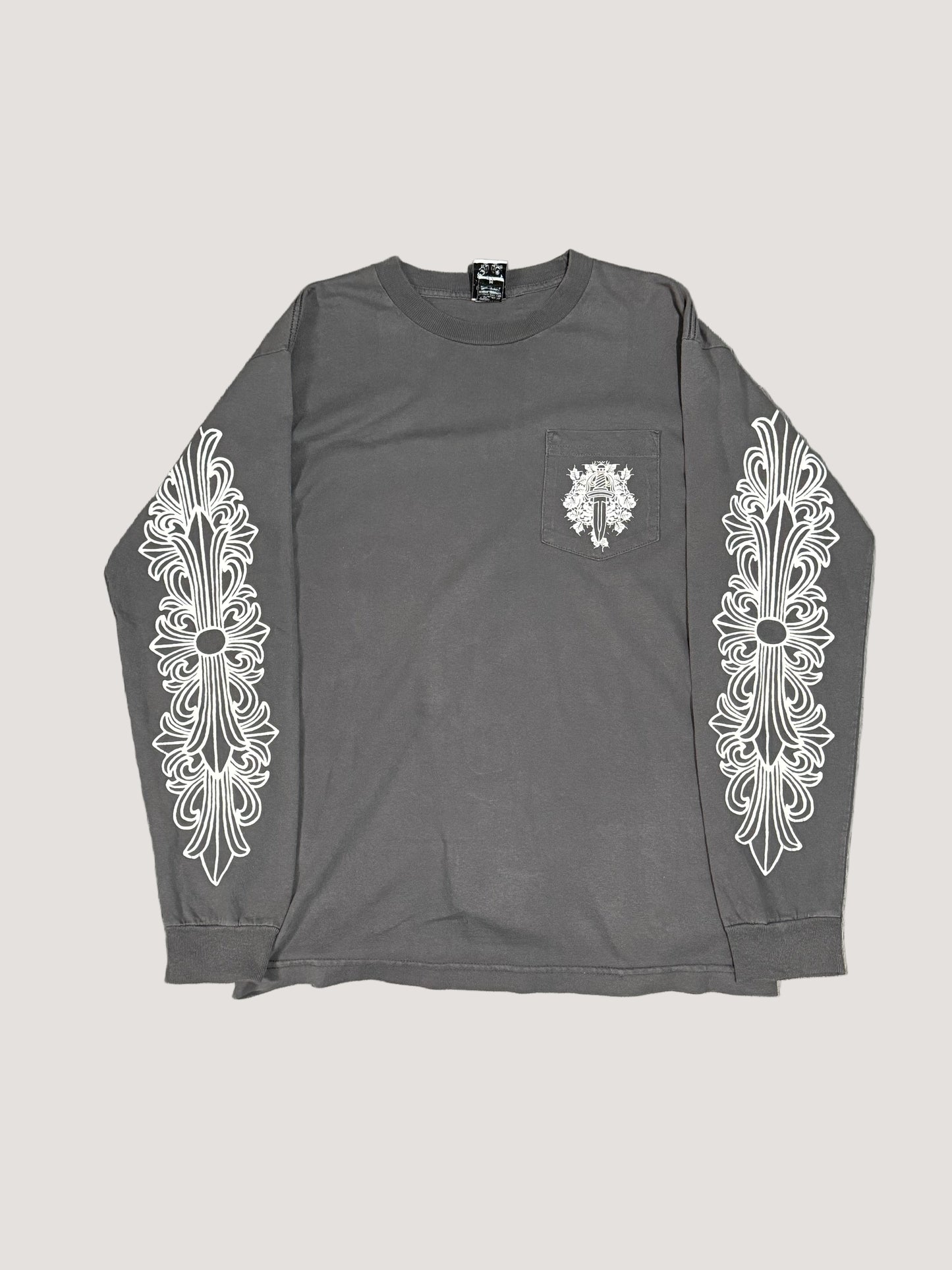 Rare Chrome Hearts Vintage Dagger Floral Long Sleeve