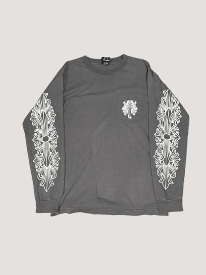 Rare Chrome Hearts Vintage Dagger Floral Long Sleeve