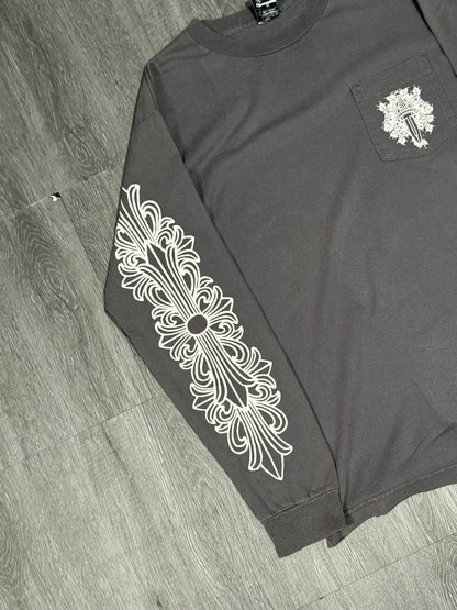 Rare Chrome Hearts Vintage Dagger Floral Long Sleeve