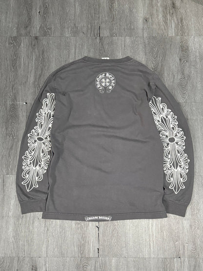 Rare Chrome Hearts Vintage Dagger Floral Long Sleeve