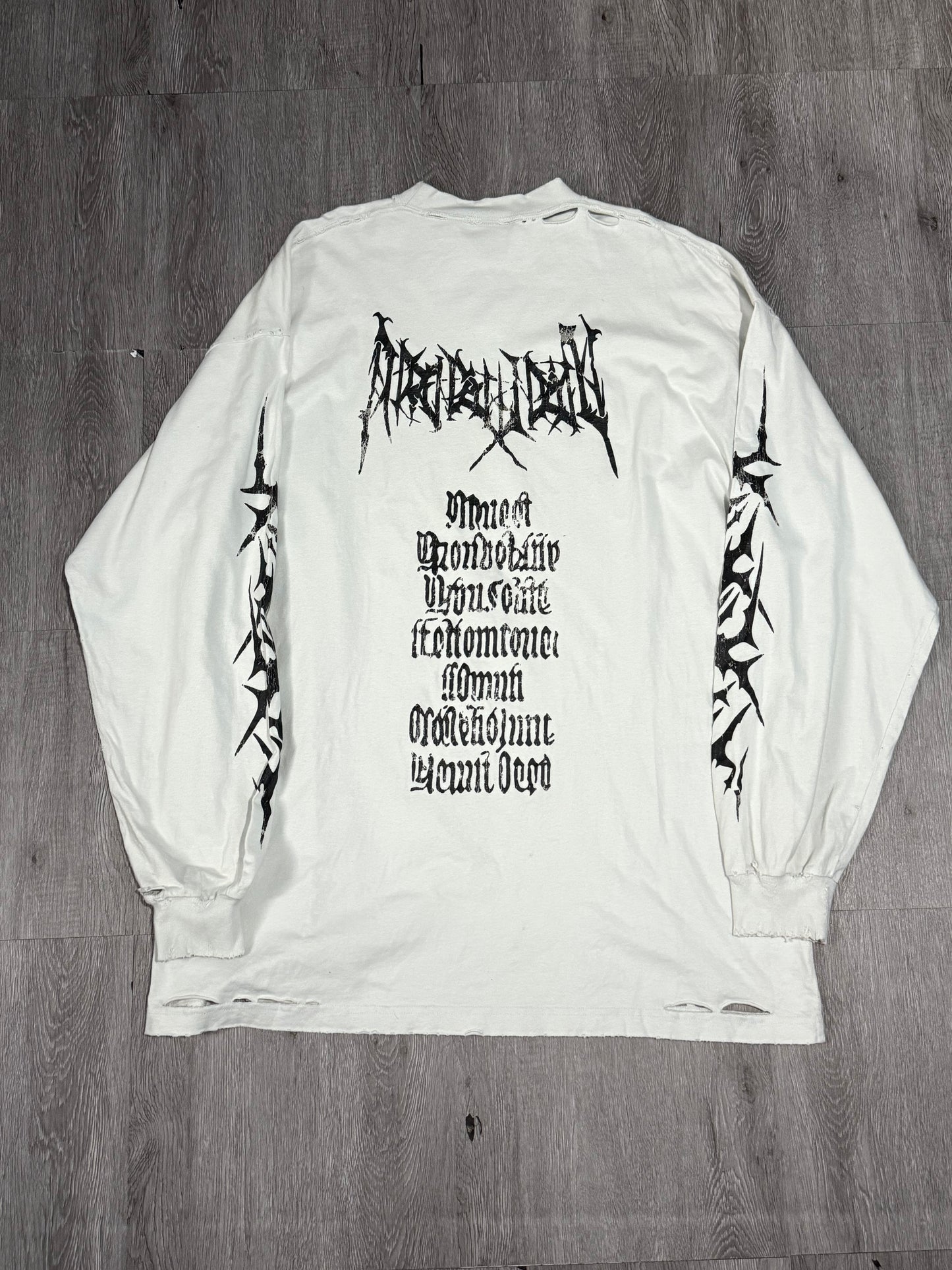 Balenciaga Off-White AI Metal Longsleeve T-shirt