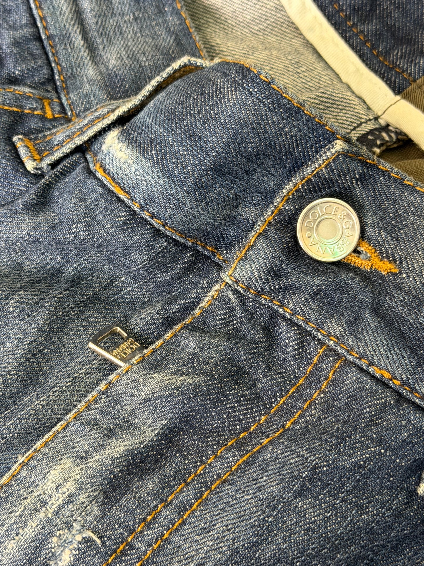 Dolce & Gabbana Distressed Denim Jeans