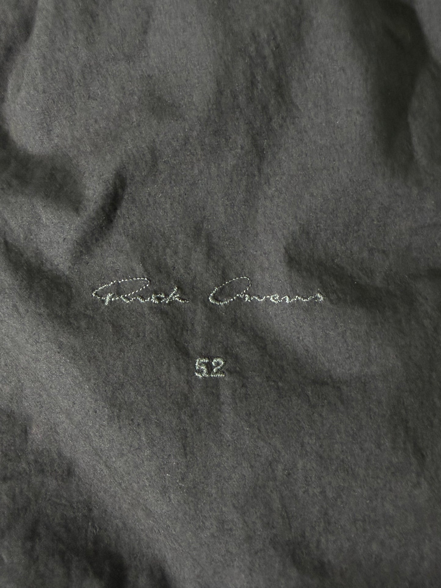 Rick Owens Dark Dust Racer Leather Jacket