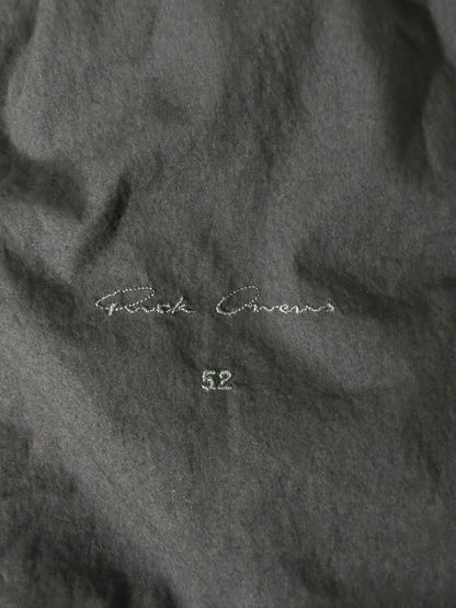 Rick Owens Dark Dust Racer Leather Jacket