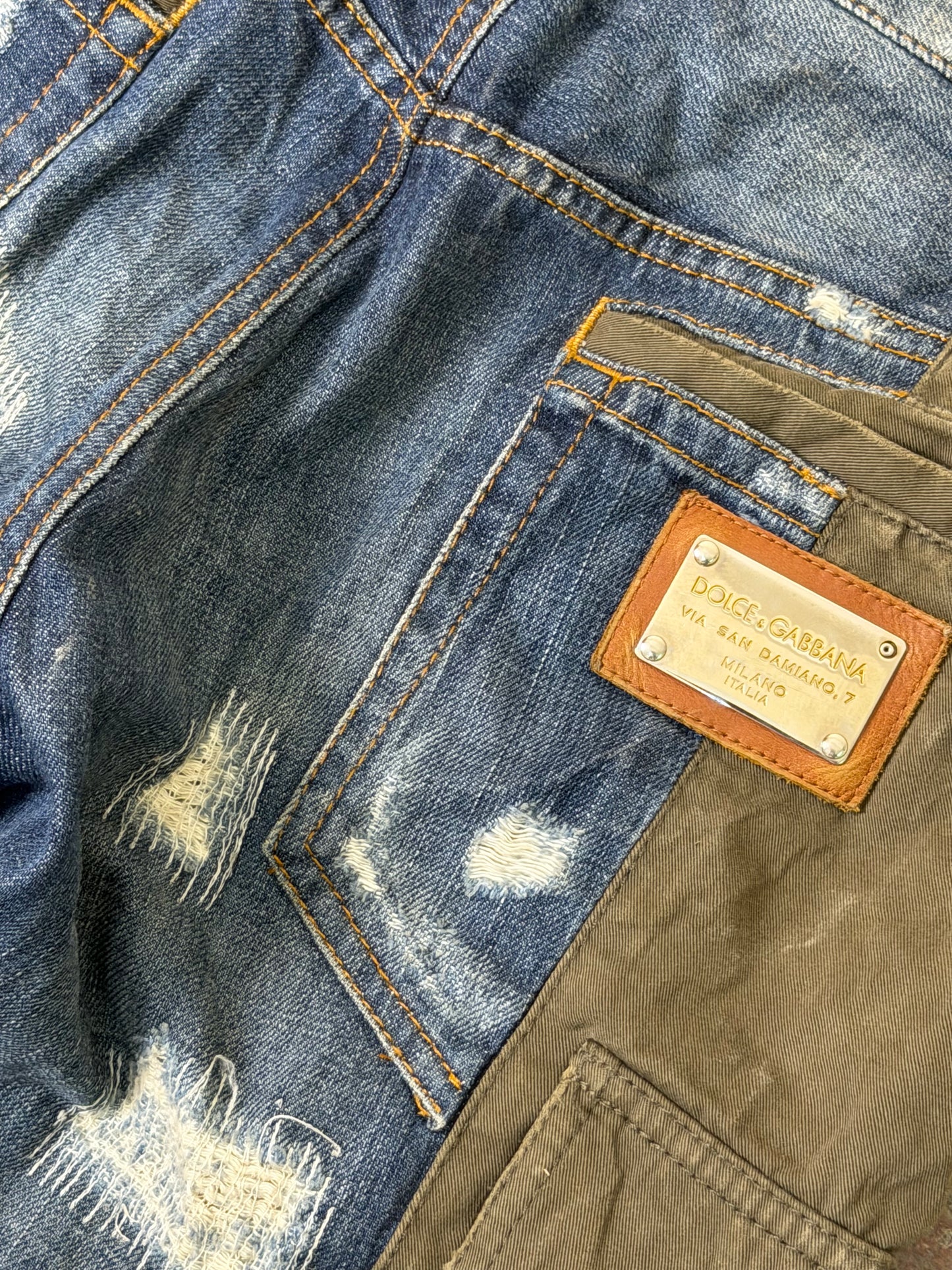Dolce & Gabbana Distressed Denim Jeans