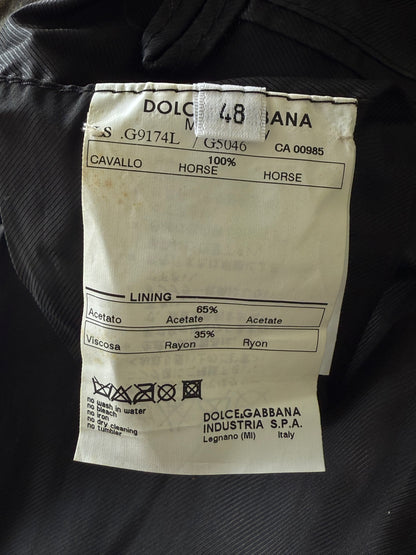 2000’s Dolce & Gabbana Orange Biker Jacket