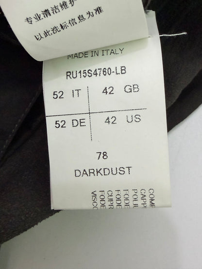 Rick Owens Dark Dust Racer Leather Jacket