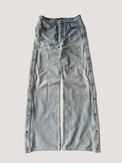 Amiri Jacquard Snap-Off Jeans
