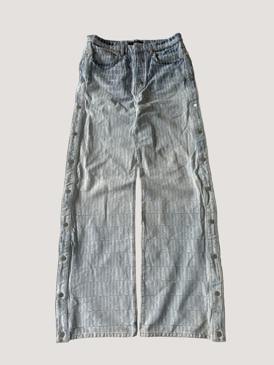 Amiri Jacquard Snap-Off Jeans