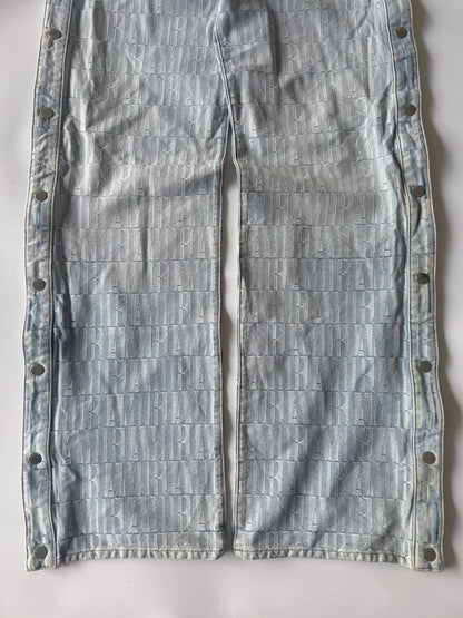 Amiri Jacquard Snap-Off Jeans