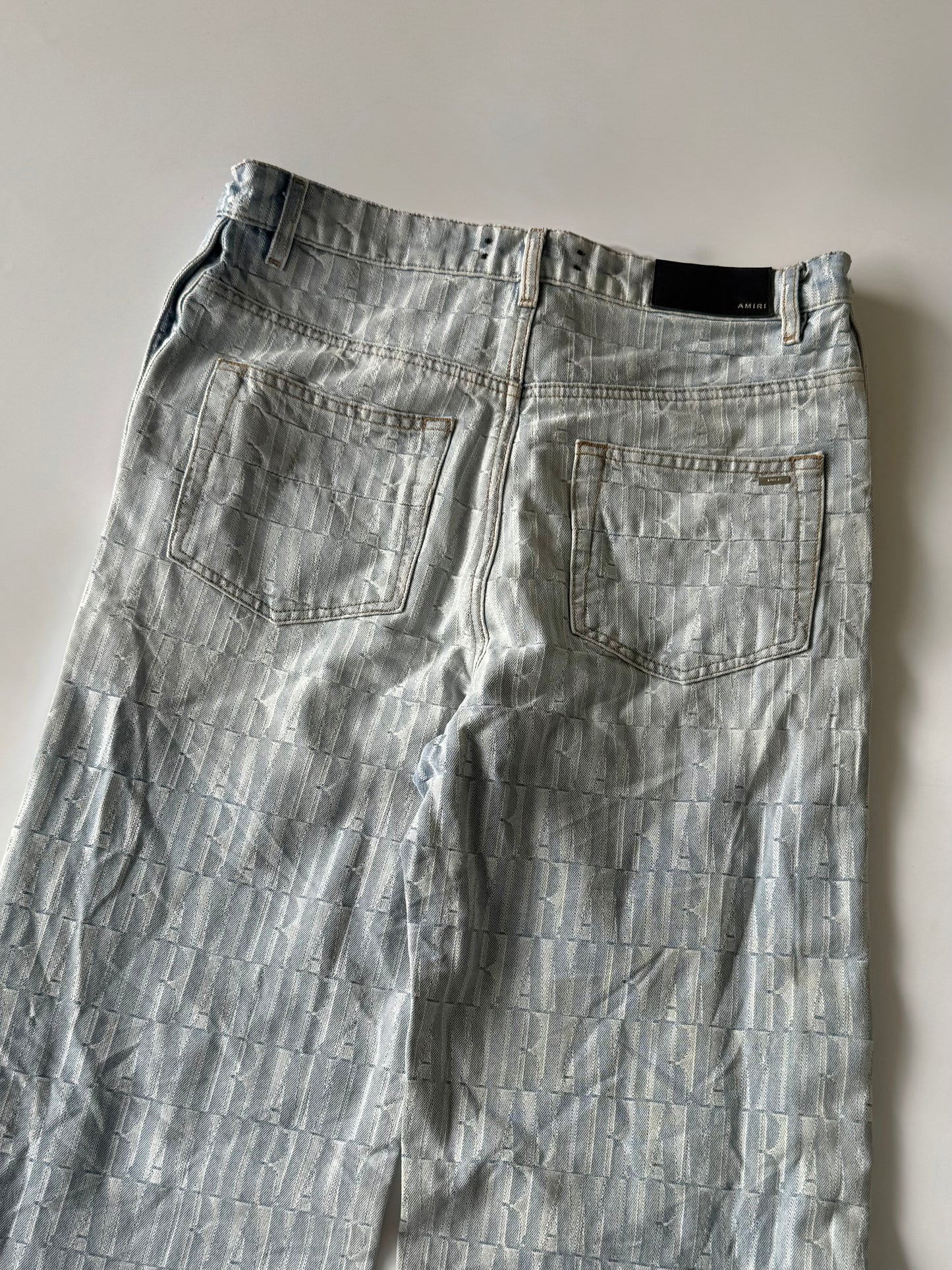 Amiri Jacquard Snap-Off Jeans
