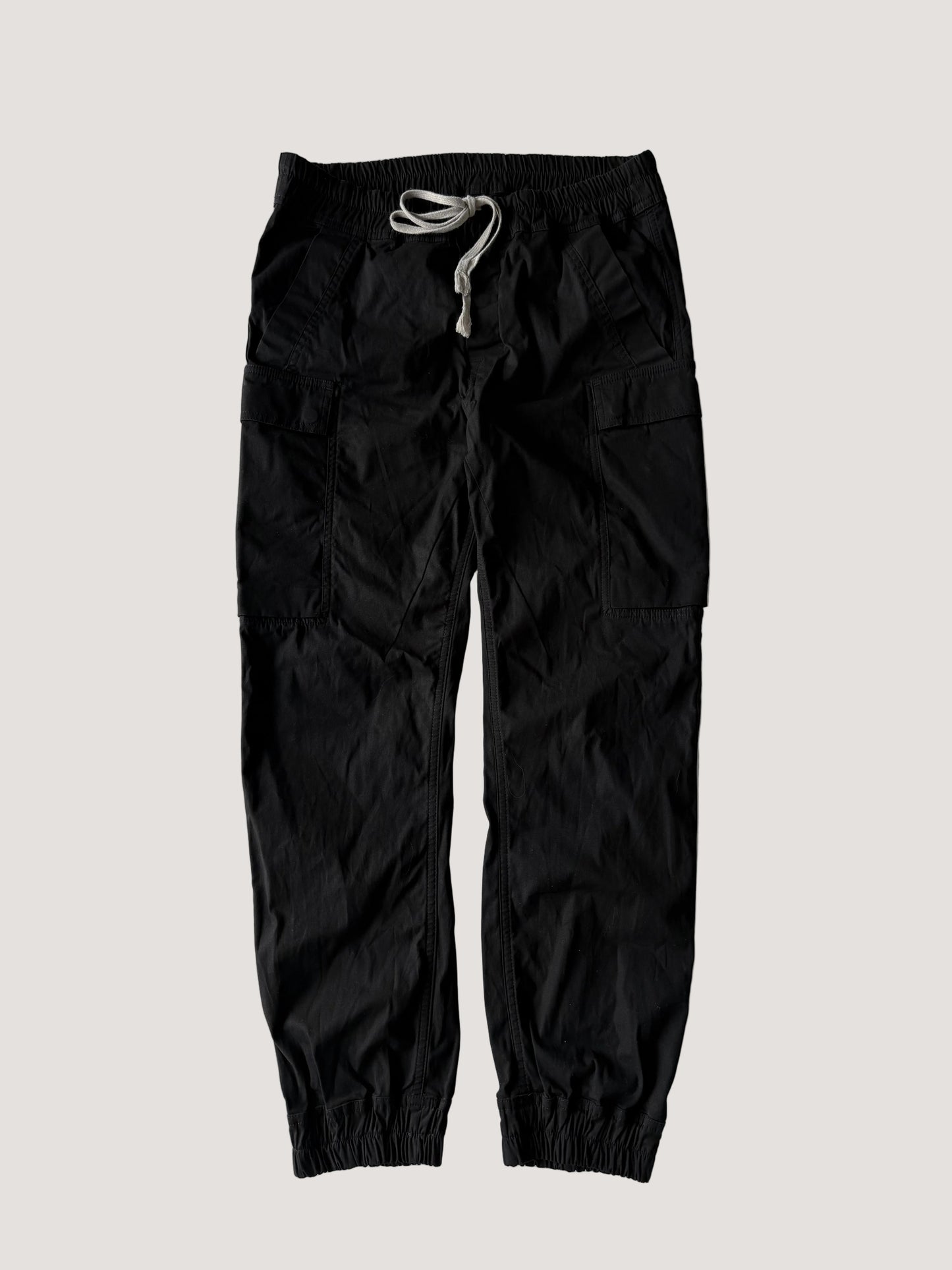 Rick Owens Black Cargo Pants