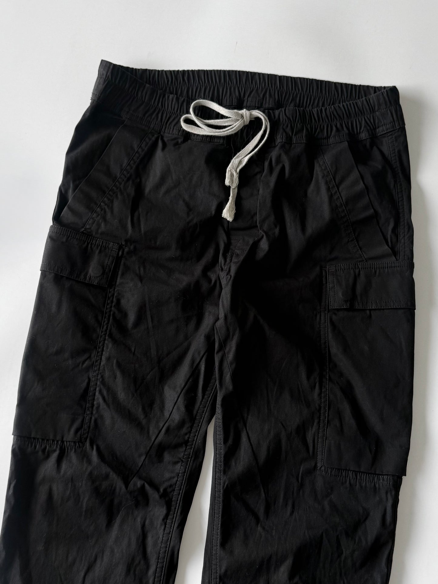 Rick Owens Black Cargo Pants