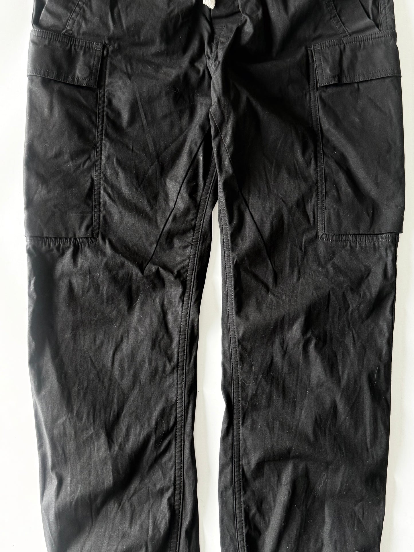 Rick Owens Black Cargo Pants