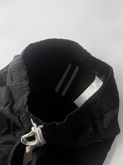 Rick Owens Black Cargo Pants