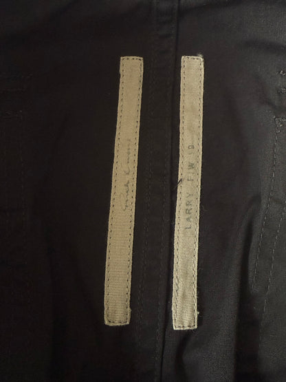 Rick Owens Black Cargo Pants