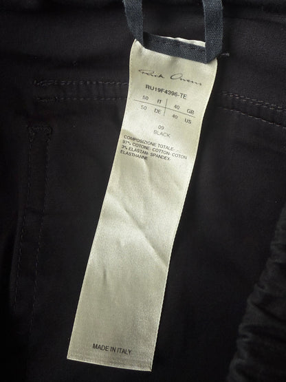 Rick Owens Black Cargo Pants