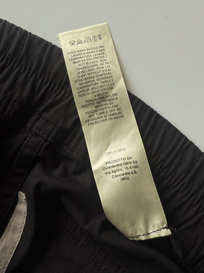 Rick Owens Black Cargo Pants