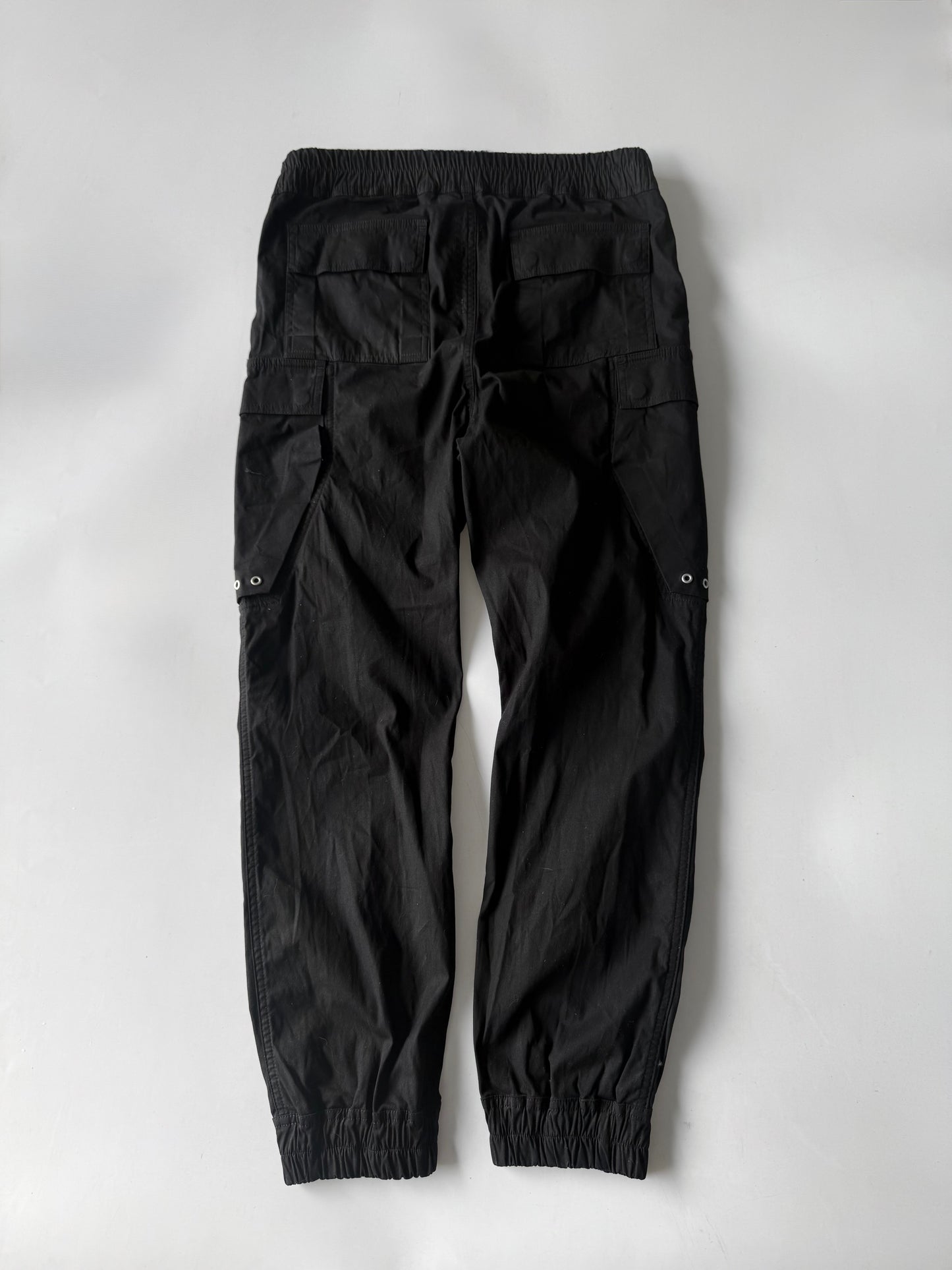 Rick Owens Black Cargo Pants