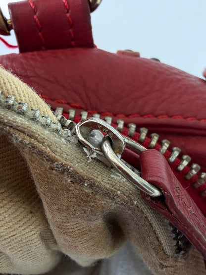 Chloe Red Paddington Medium Satchel Bag