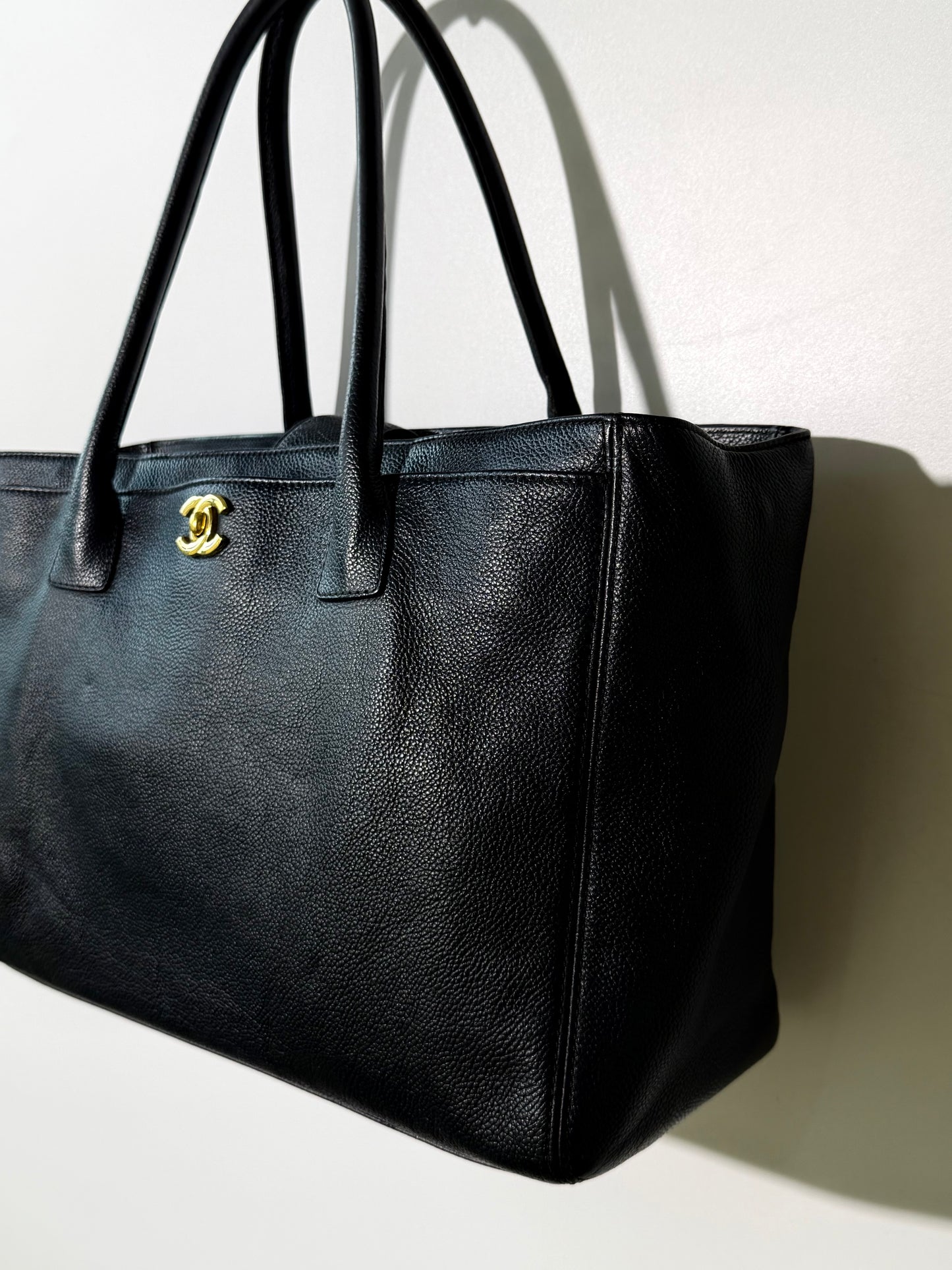 Chanel Executive Cerf Shopping Tote Bag