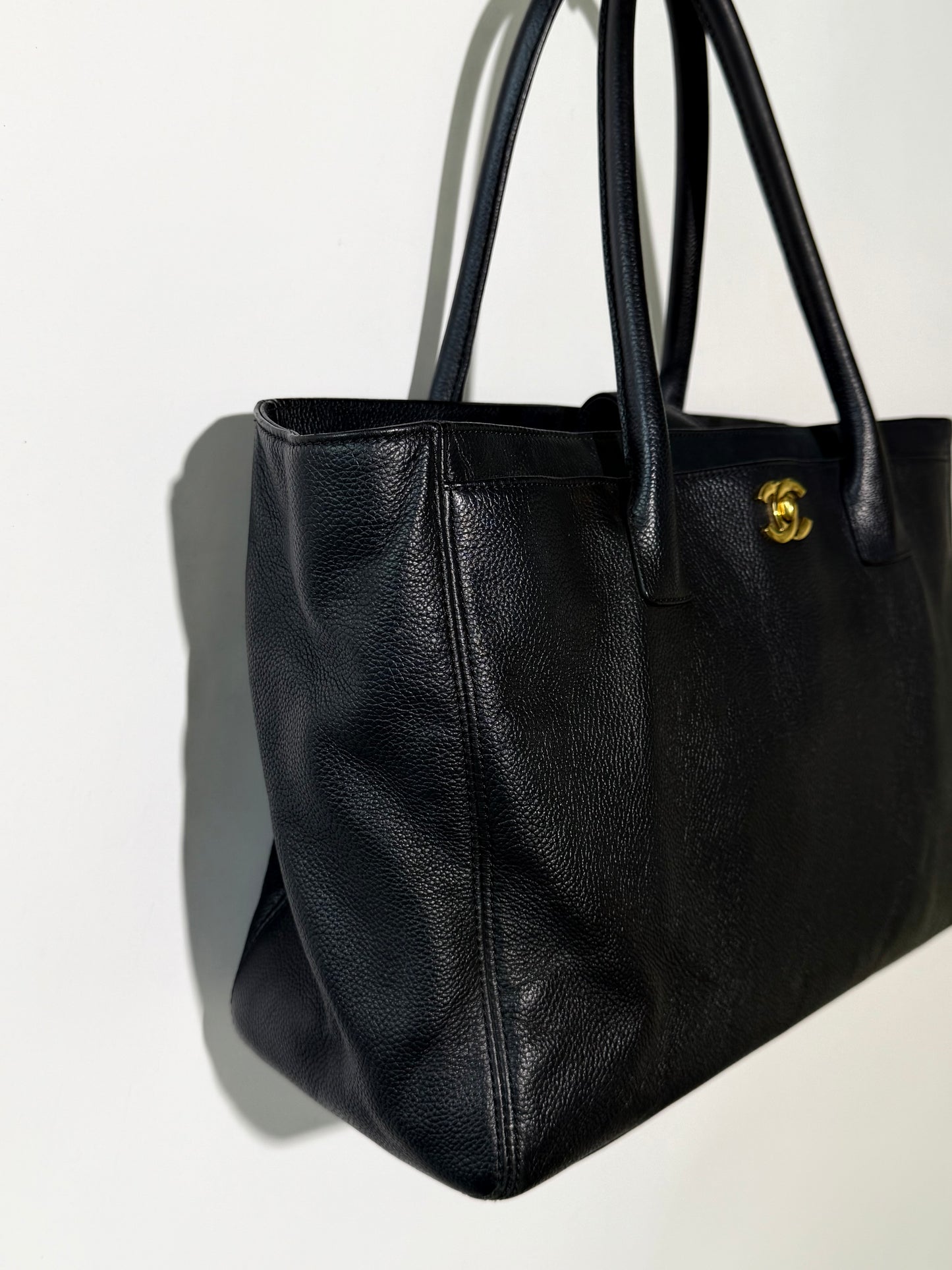 Chanel Executive Cerf Shopping Tote Bag