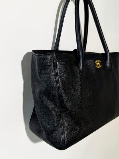 Chanel Executive Cerf Shopping Tote Bag