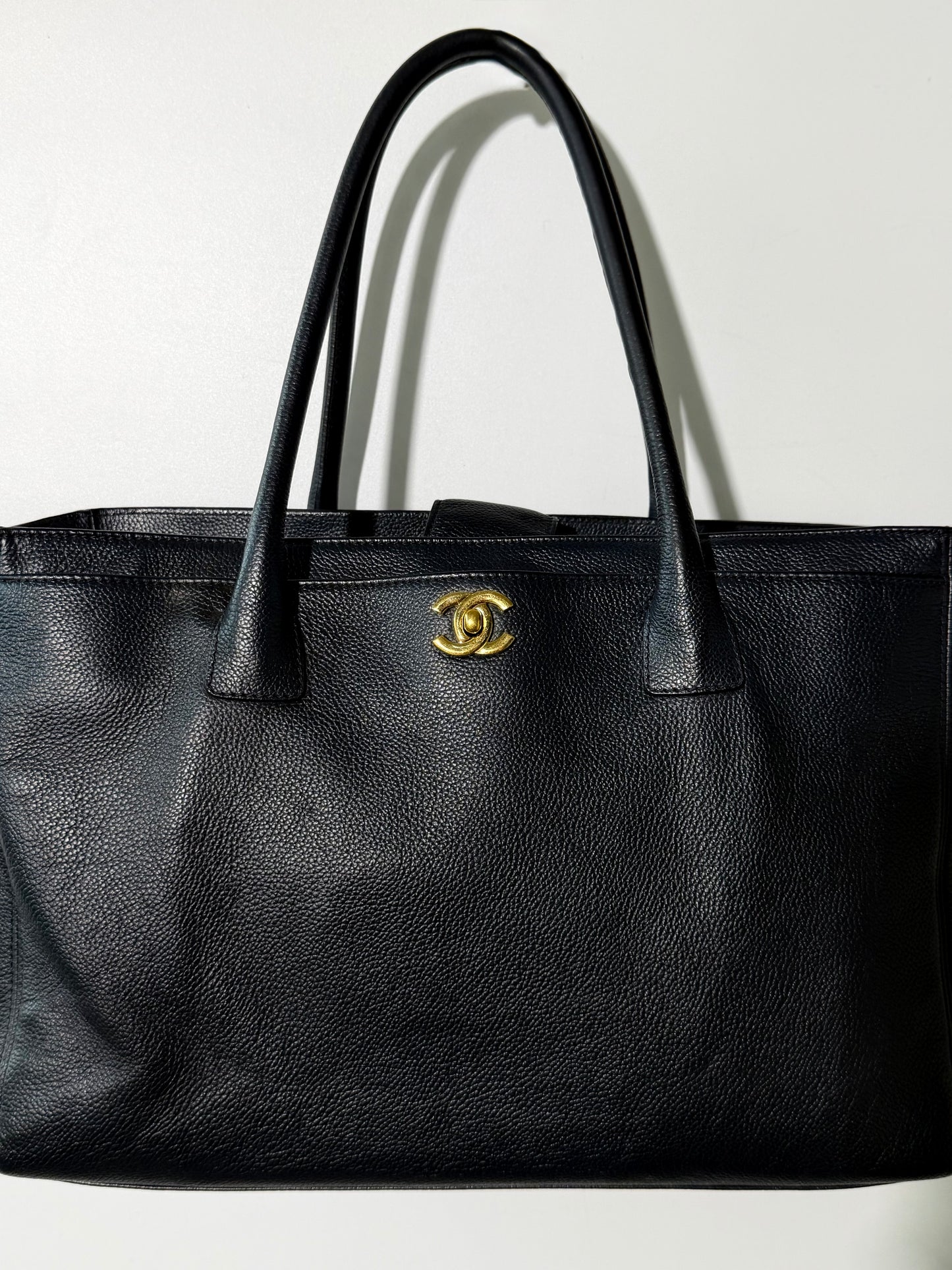 Chanel Executive Cerf Shopping Tote Bag