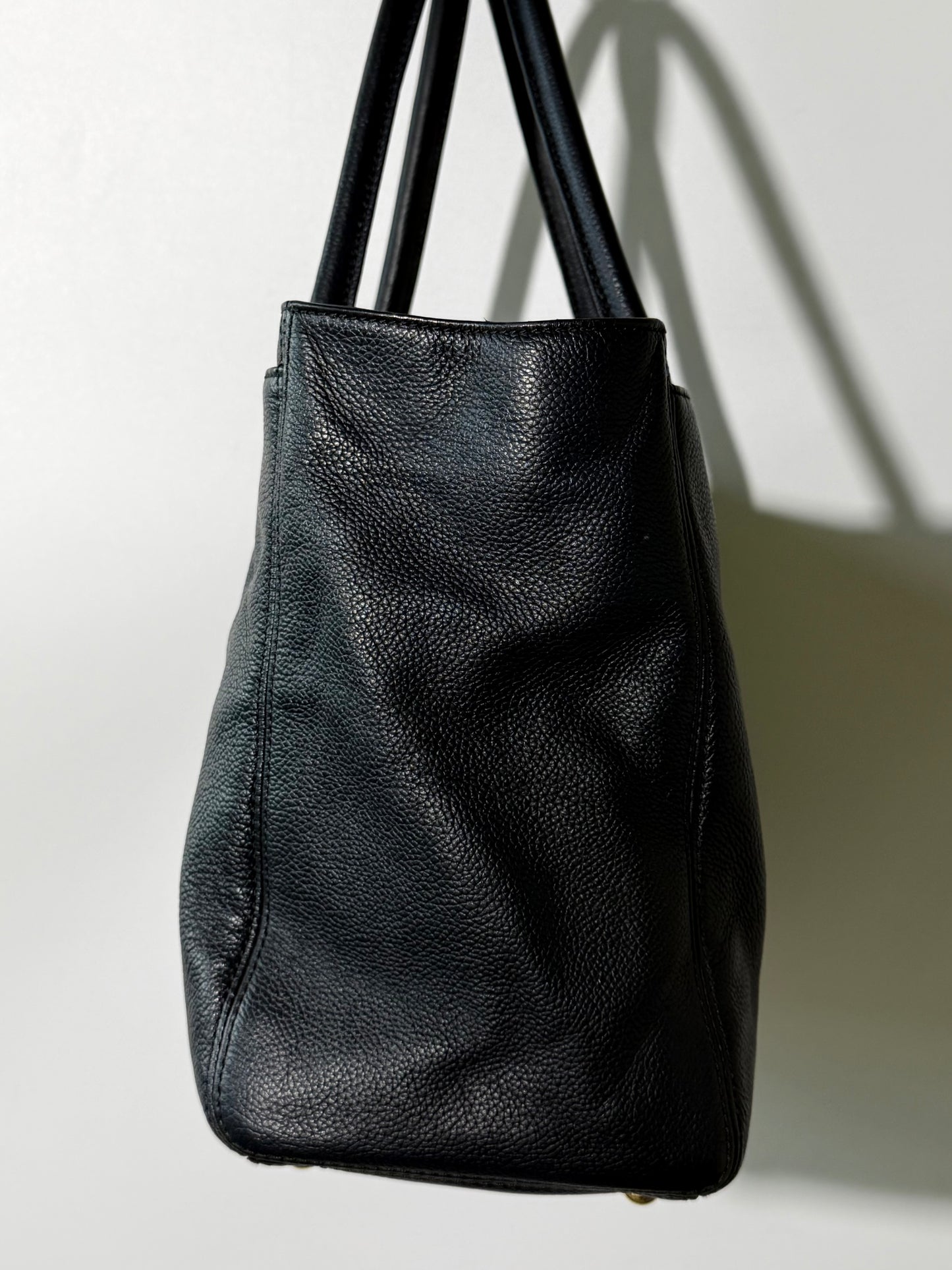 Chanel Executive Cerf Shopping Tote Bag