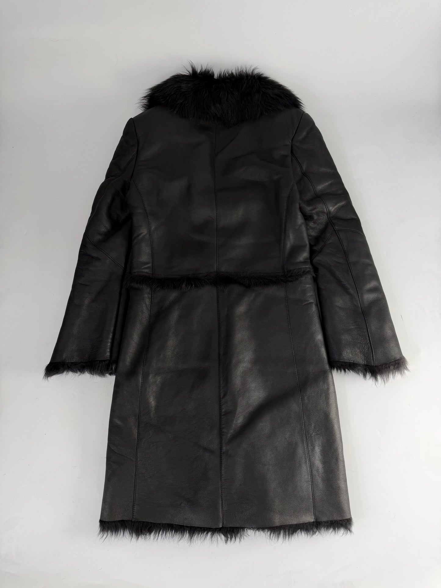2000’s Gucci by Tom Ford Black Shearling Leather Coat