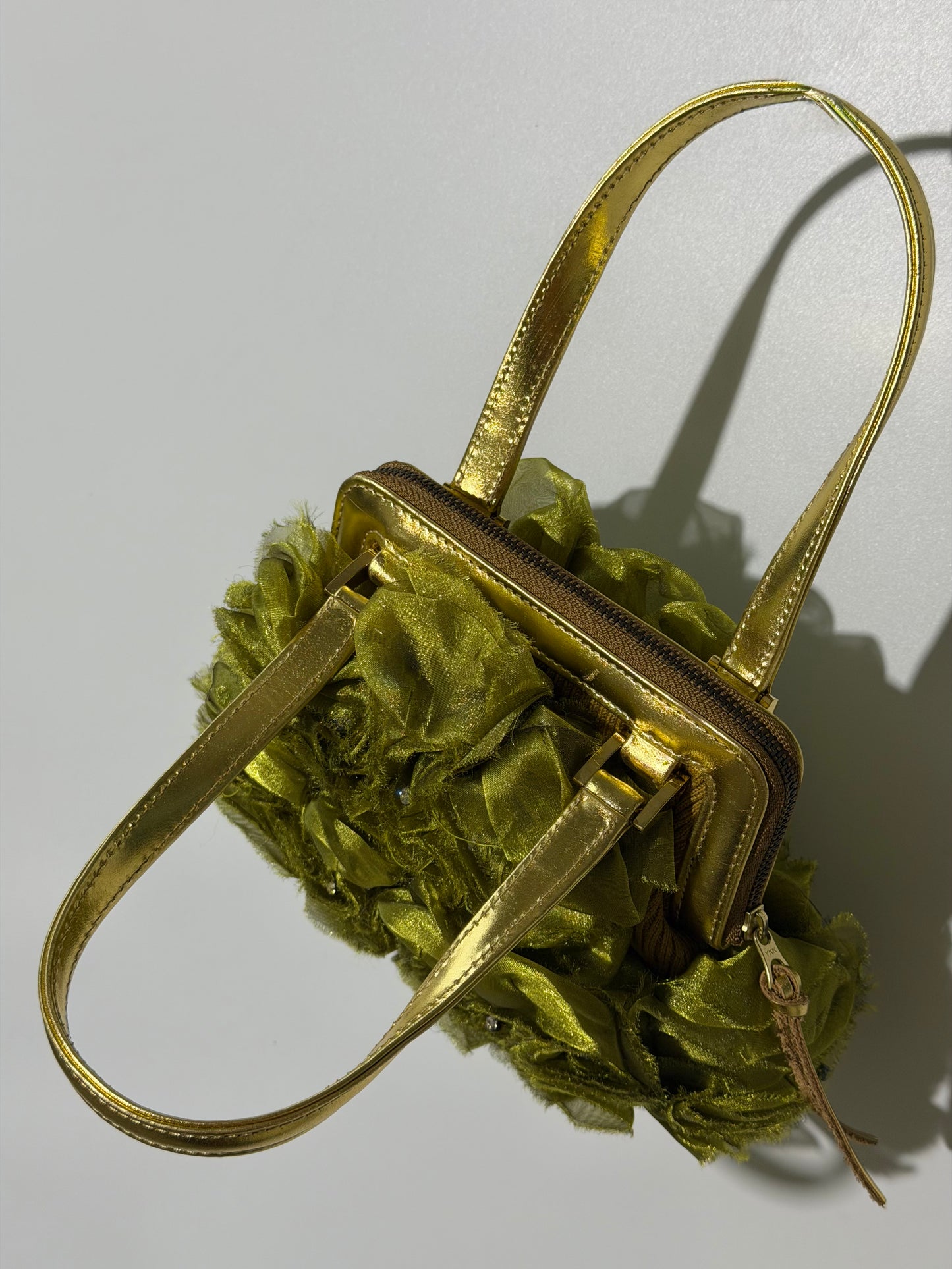 Archive 1990’s Undercover Multi-Ruffled Floral Handbag