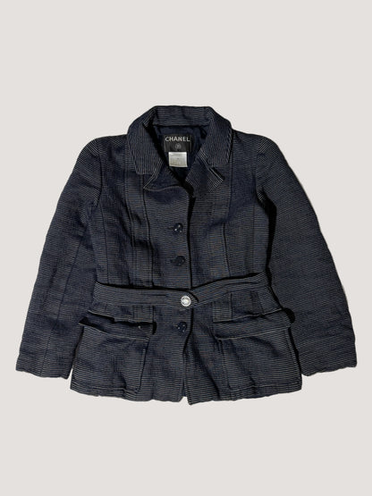 2001 Chanel Pinstripe Blazer