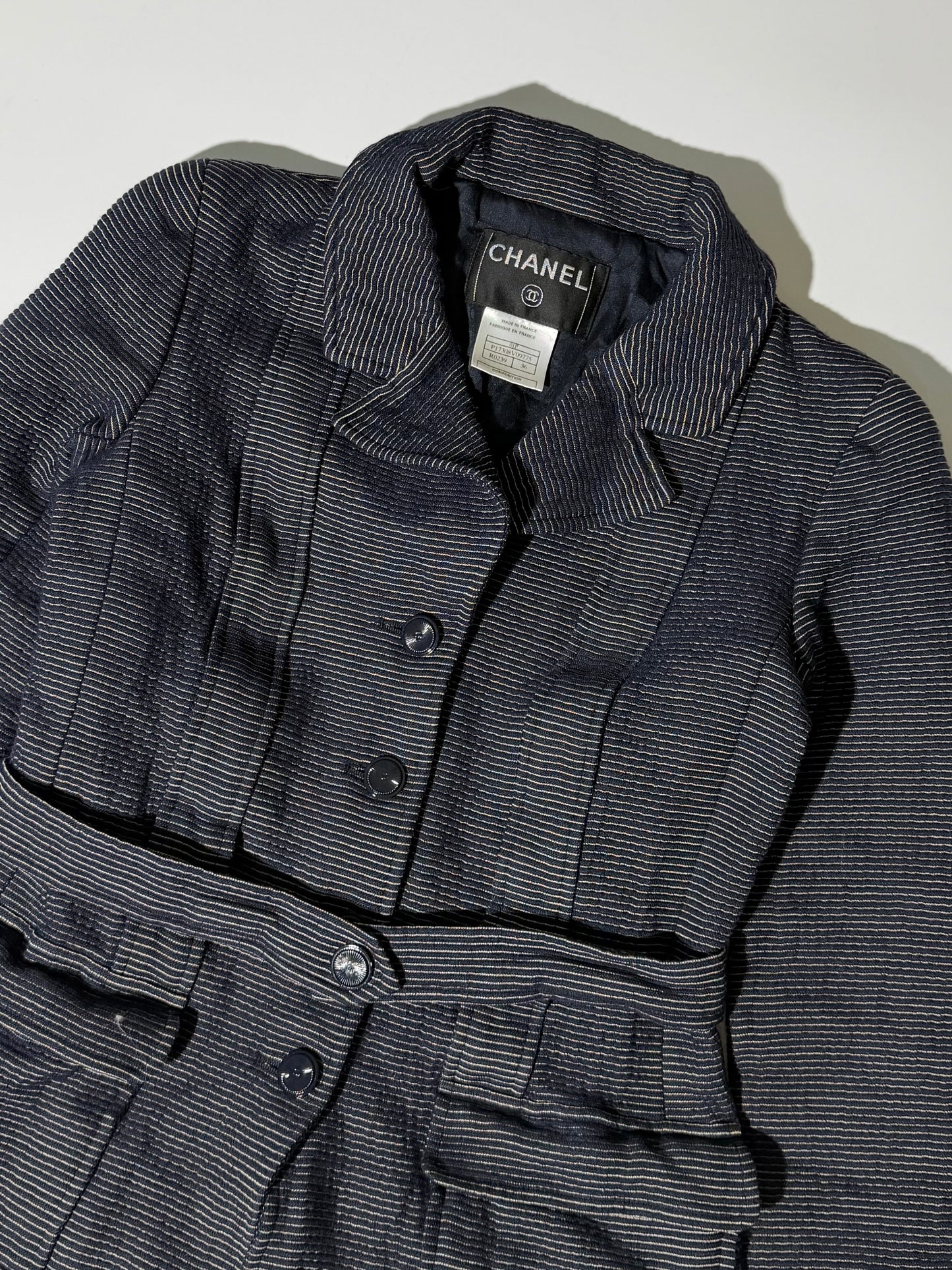 2001 Chanel Pinstripe Blazer