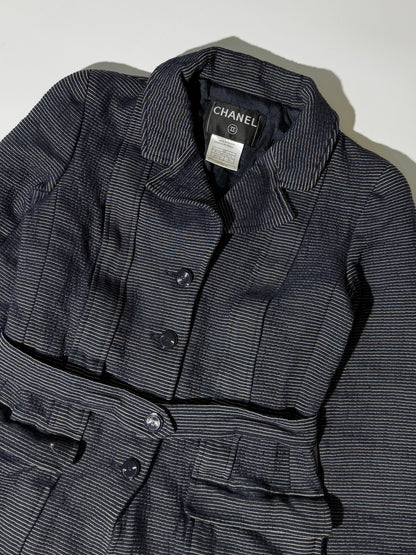 2001 Chanel Pinstripe Blazer