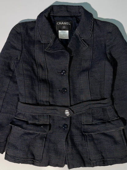 2001 Chanel Pinstripe Blazer