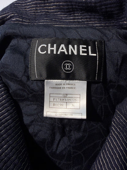 2001 Chanel Pinstripe Blazer