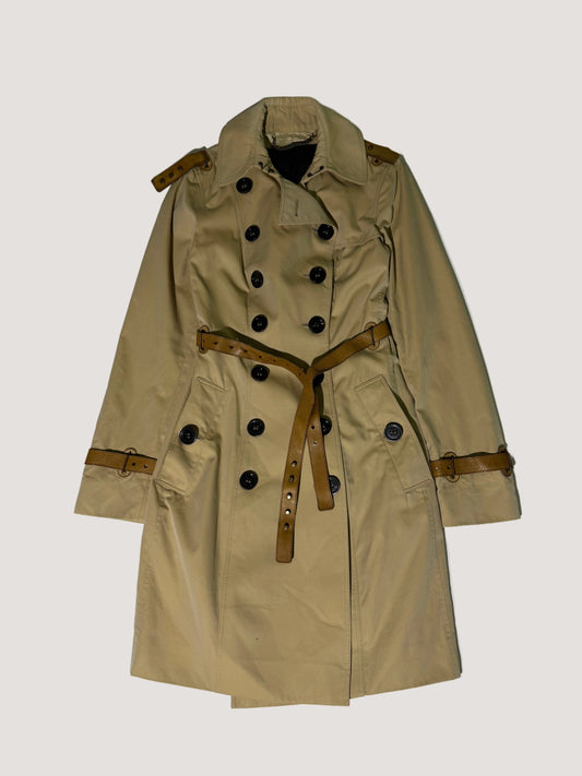 Burberry Prorsum Belted Trench Coat Jacket