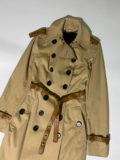 Burberry Prorsum Belted Trench Coat Jacket
